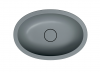 OMNIRES umywalka podblatowa, 48 x 31 cm SHELL M+ ash grey mat SHELL480UPAG